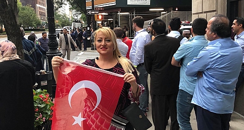 Cumhurbaşkanı Erdoğan'a New York'ta Sevgi Seli