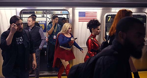 New York Metrosundan İlginç Kareler...