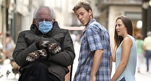 Barnie Sanders'in Pozu Sosyal Medyayı Yıktı Geçirdi