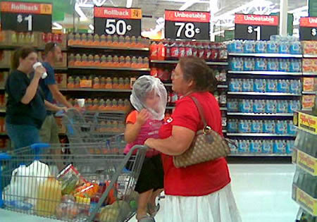 Walmart'ta İlginç Kareler