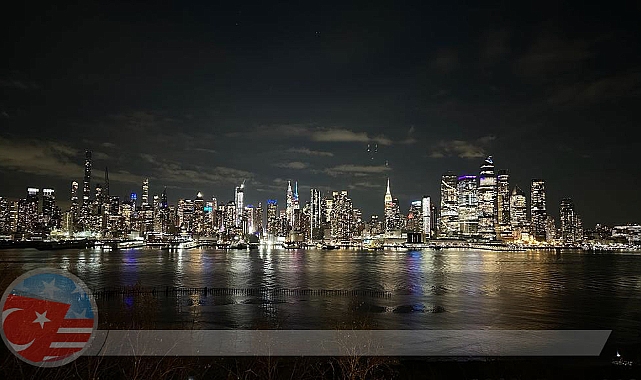 New Jersey'den Manhattan manzarası