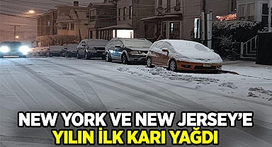 New York ve New Jersey'de İlk Kar