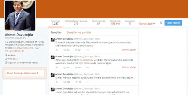 Davutoğlu Twitter'dan duyurdu!