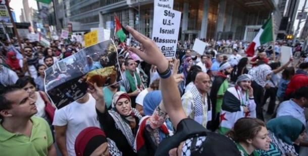 İsrail'in Saldırıları Protesto Edildi