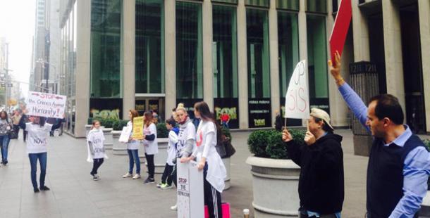 New York'ta Kobani Eylemi