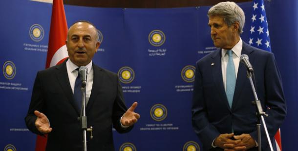 Çavuşoğlu, Kerry ile görüştü