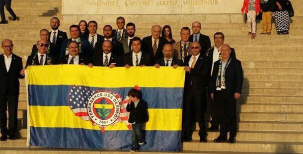 Fenerbahçe USA'dan Anıtkabir'e Ziyaret