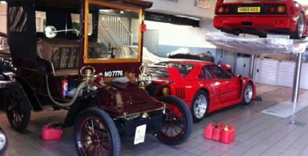 Londra'da Antika Otomobiller Yarıştı