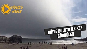 Dev bulut Kaliforniya Sahillerini Korkuttu