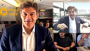 Mehmet Öz THY uçağından Canlı Yayın Yaptı