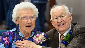 75 yıldır evli olan Irma ve Harvey'nin kasırga şaşkınlığı