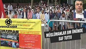 Birleşmiş Milletler Önünde Namaz