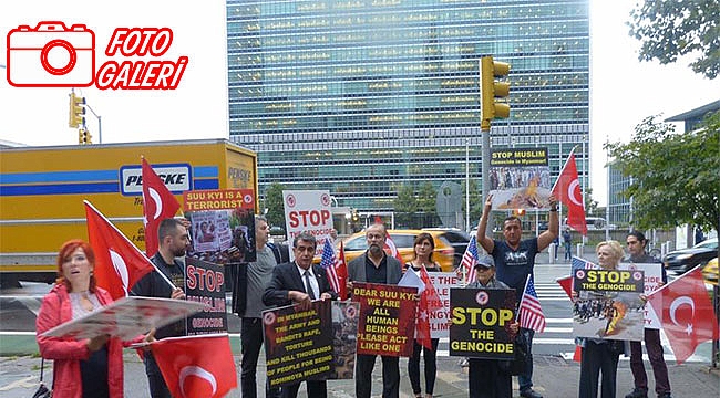 Birleşmiş Milletlere Arakan Protestosu