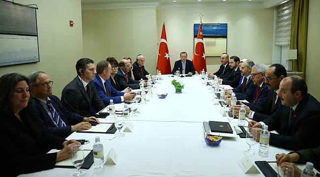 Erdoğan Yahudi Kuruluş Temsilcileri ile Görüştü