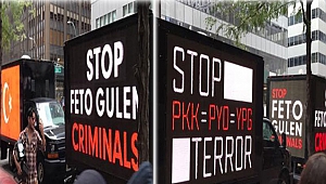New York Sokaklarında Gezici Terör Protestosu