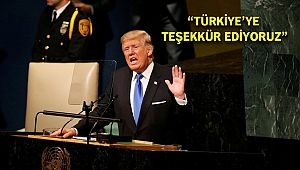 Trump'tan Türkiye'ye Teşekkür