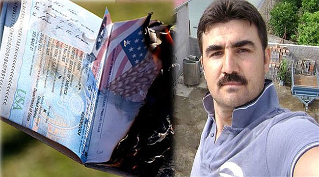 ABD Pasaportlarını Yaktı