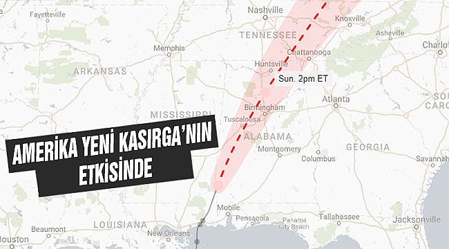 Amerika Nate Kasırgasının Etkisinde