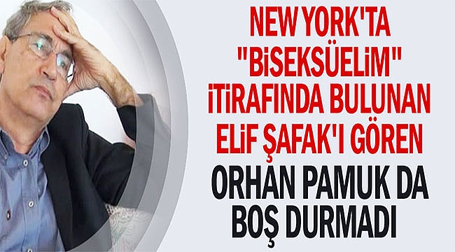 Orhan Pamuk'ta Dikkat Çekmemek için...