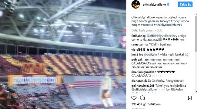 Sylvester Stallone o koreografiyi  paylaştı