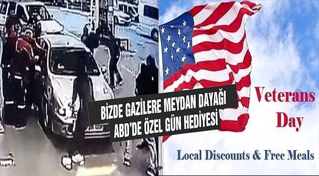 ABD'de Gazilere Özel Gün Hediyesi Bizde ise...