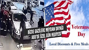 ABD'de Gazilere Özel Gün Hediyesi Bizde ise...