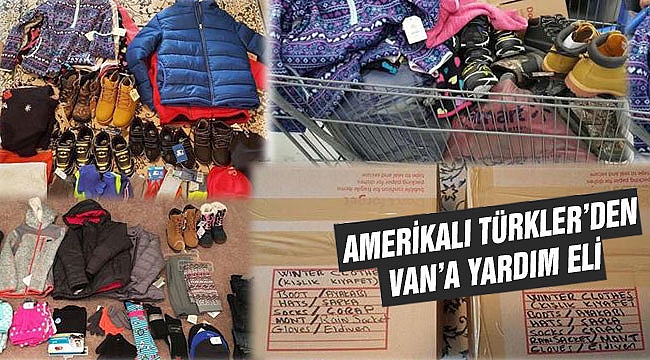 Amerika'dan Van'a Yardım Eli