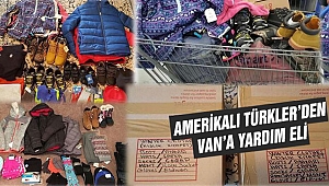 Amerika'dan Van'a Yardım Eli