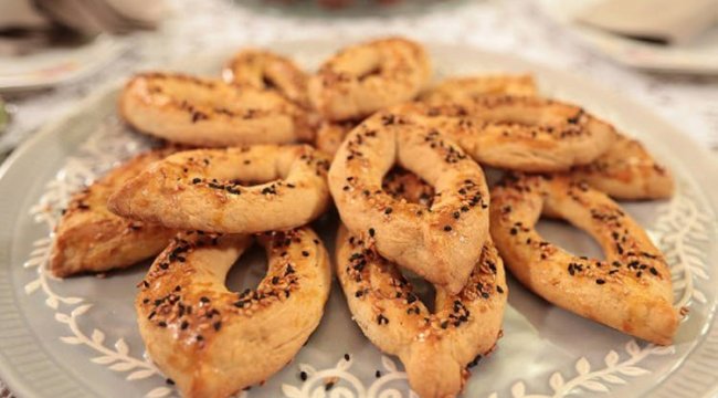 Pastane usulü çatal kurabiye