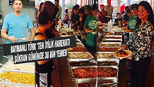Şükran Günü 30 bin kişiye Bedava Yemek