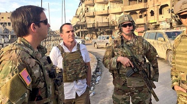 Trump'ın özel temsilcisi Rakka'da