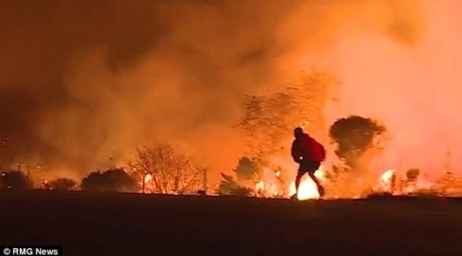 Los Angeles'ta 200 bin insan evini bırakıp kaçtı