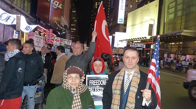 Amerikalı Türkler'in Kudüs Protestosu