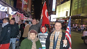 Amerikalı Türkler'in Kudüs Protestosu