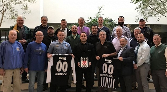 Chicago Polisinden Beşiktaş'a Destek