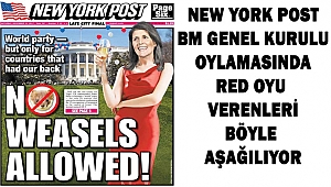 New York Post'tan 2. Çirkin Manşet
