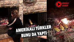 Şömine de Közlenmiş Mısır Keyfi