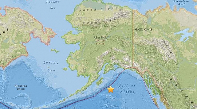 Alaska'da 8.1 Deprem Tsunami Bekleniyor
