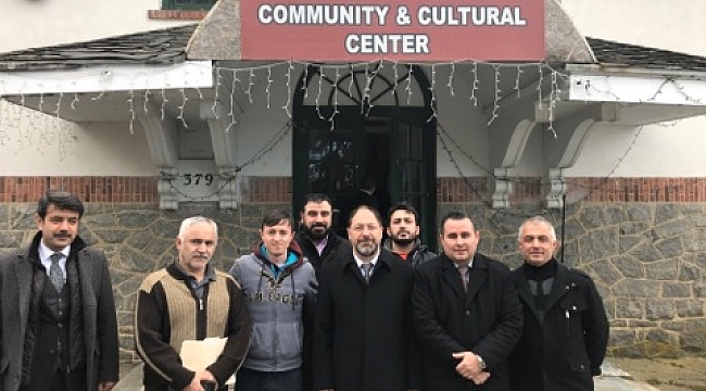 Ali Erbaş'tan New Jersey Murat Camiine Ziyaret