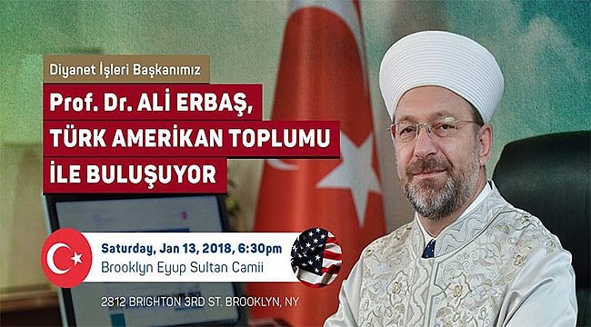 Diyanet İşleri Başkanı Ali Erbaş ABD'de