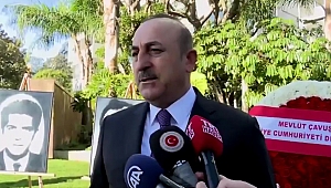 Mevlüt Çavuşoğlu Los Angeles'ta