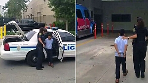 Miami'de 7 yaşındaki çocuğa Ters Kelepçe