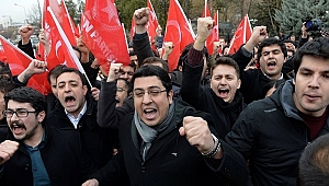 Ankara'da Tillerson'a Protesto