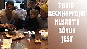 David Beckham Nusret'i Paylaştı