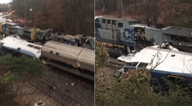 Güney Carolina'da Tren Kazası 2 Ölü 70 yaralı