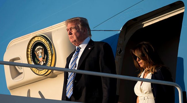 İddialar yıprattı ve eşi Trump’a elini vermedi!