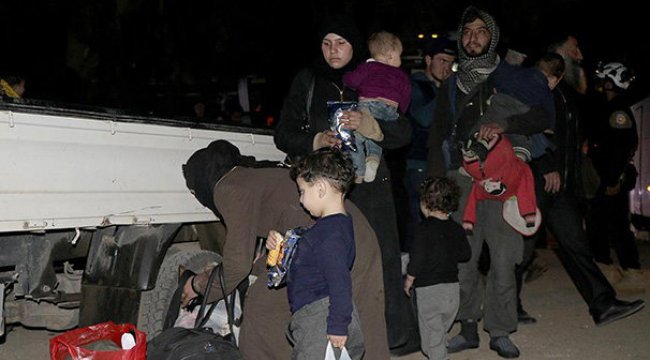 Doğu Guta'dan zorunlu tahliyeler: 4 günde 6 bin kişi...