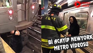 New York Metro Rayında Alem yapıyordu