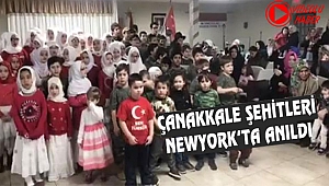 New York'ta Çanakkale Şehitleri Anıldı