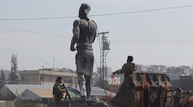 ÖSO'dan Afrin'de yağma suçu işleyenlere ağır ceza